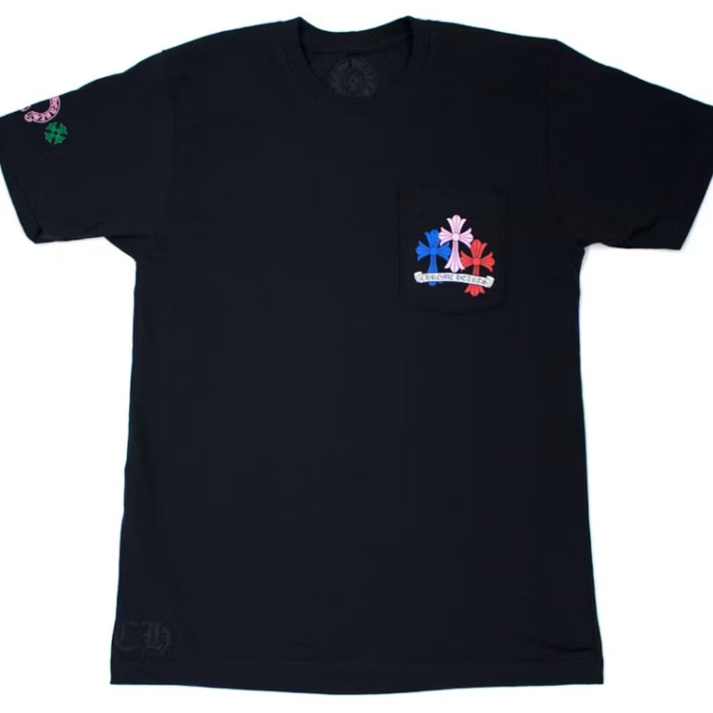 Chrome Hearts Multi Color Cross Cemetery T-shirt